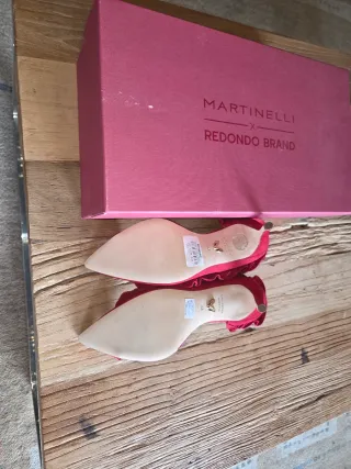 Zapatos Martinelli X Redondo Berry Tacon Alto