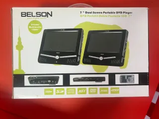 DVD Portátil Belson Doble Pantalla 7
