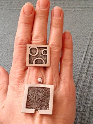 Anillo y Colgante Diseño Joiells