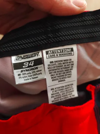 Pantalón Motocross Enduro Talla US34