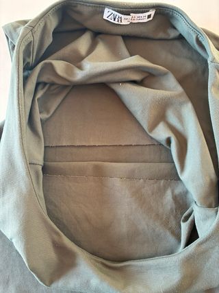 Top tirantes Zara verde oliva