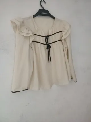 Blusa Beige Talla Grande