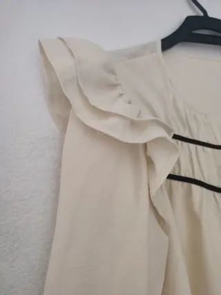 Blusa Beige Talla Grande