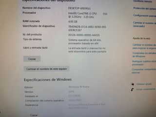 Ordenador Acer AX3950 Intel Core i3