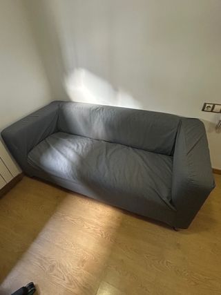 Sofá de 2 plazas gris