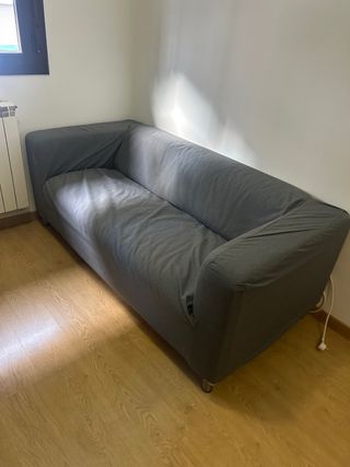 Sofá de 2 plazas gris