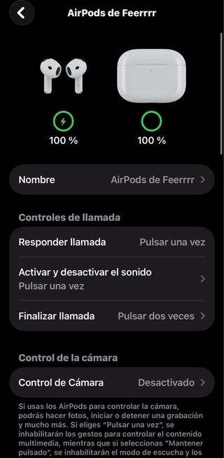 Airpods Apple 4 sin ANC