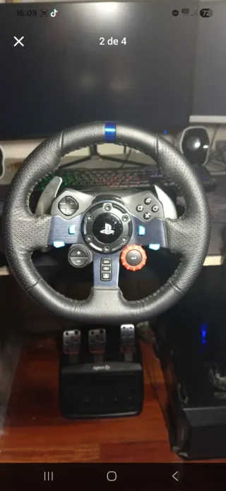 Volante Logitech G29 Driving Force PS4/PS3