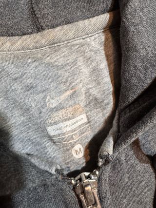 Sudadera Nike Gris con Cremallera