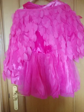 Disfraz flamenco rosa. contorno 38 cm  Cintura 34