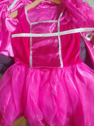 Disfraz flamenco rosa. contorno 38 cm  Cintura 34