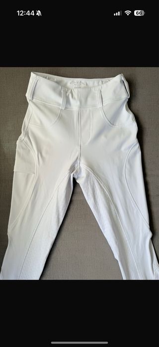 Mallas de equitación blancas