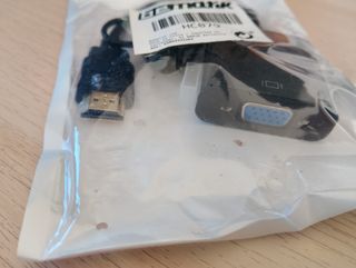 Adaptador Bematik VGA a HDMI con cables