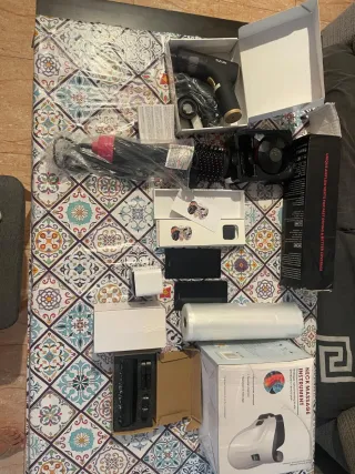 Lote de artículos para el hogar y electrónica