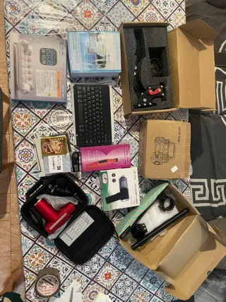 Lote de artículos para el hogar y electrónica