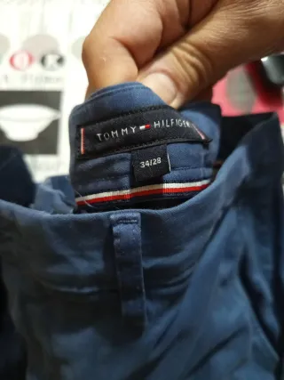 Pantalones Tommy Hilfiger Talla 44 Azul Marino