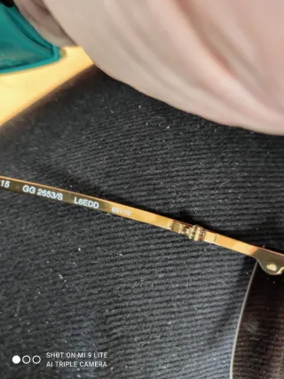 Gafas de sol Gucci marrones y doradas