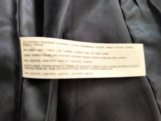 Americana Mango Azul Talla M