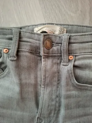 2 Pantalones Pitillo Negro y Gris