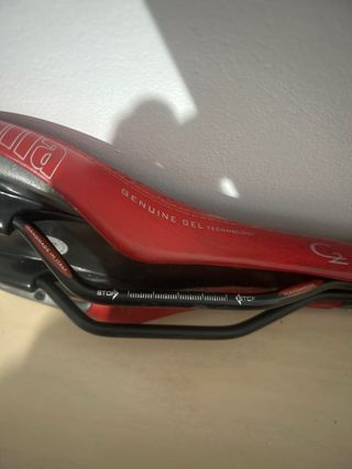 Sillín Selle Italia Rojo