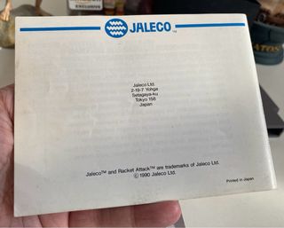 Racket Attack Nintendo NES