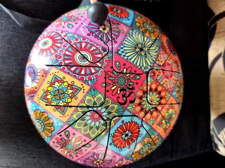 Tambor de Lengüeta Tongue Drum Decorado
