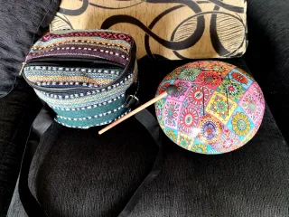 Tambor de Lengüeta Tongue Drum Decorado