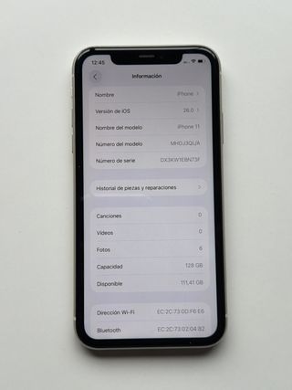  iPhone 11 128GB Blanco