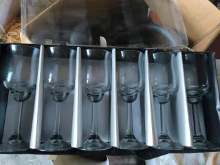 Set 6 Flûtes Calice Vetro