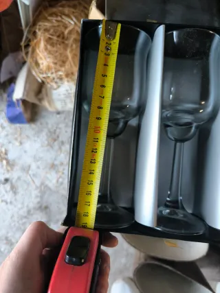 Set 6 Flûtes Calice Vetro