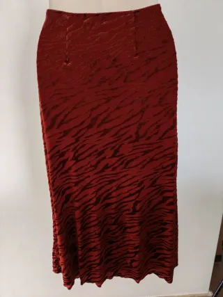 Falda larga estampado tigre