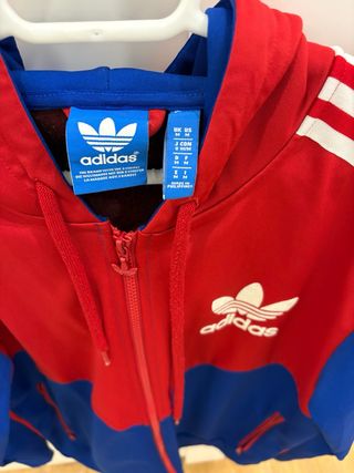 Chaqueta Adidas Azul y Roja Talla M