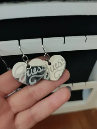 Orecchini Guess Cuore Argento