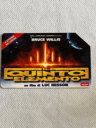 Scheda telefono film Il Quinto Elemento B. Willis