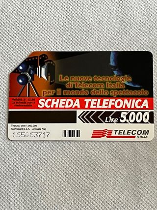 Scheda telefono film Il Quinto Elemento B. Willis