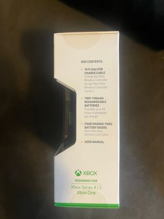 Kit Carga PowerA Xbox Baterías + Cable USB