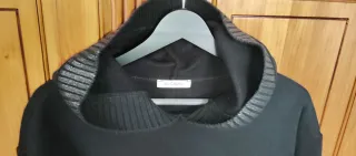 Sudadera mujer capucha negra talla única