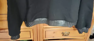 Sudadera mujer capucha negra talla única