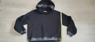 Sudadera mujer capucha negra talla única