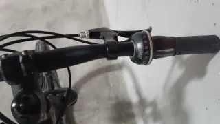 Bicicleta de montaña marrón