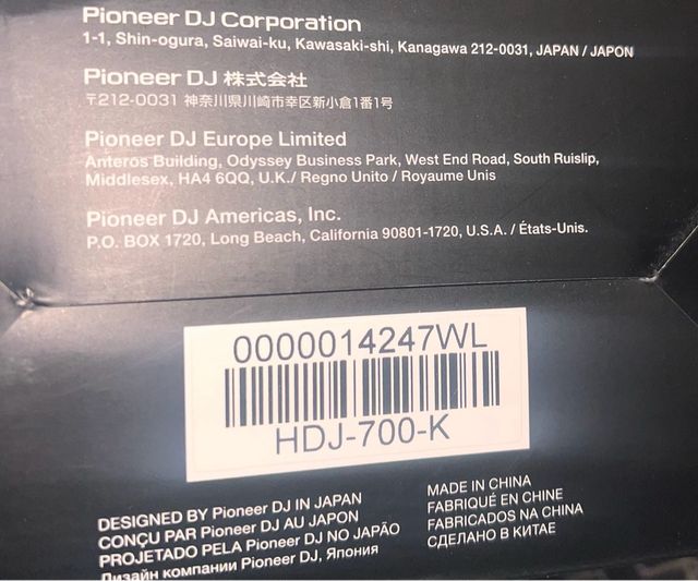 Auriculares Pioneer HDJ-700-K A ESTRENAR