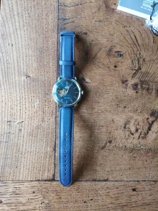 Orient Bambino Open Heart Azul – Automático