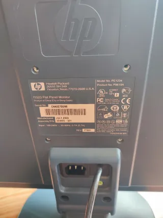 Monitor HP 15 Plata/Azul