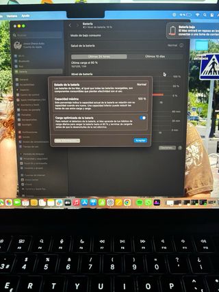 Macbook Air M2 256GB Gris Batería 100%