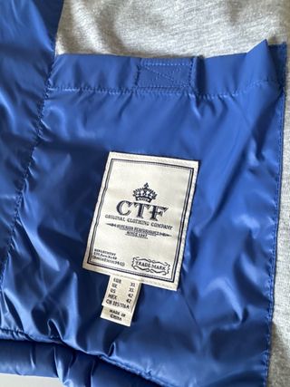 Chaleco acolchado Cortefiel azul hombre