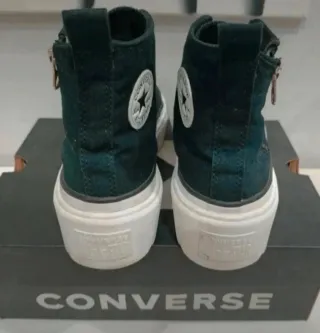 Botas Converse Negras y Blancas