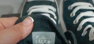 Botas Converse Negras y Blancas