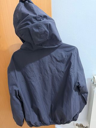 Cortavientos Zara niño azul/gris