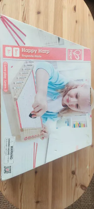 Arpa infantil de madera Hape
