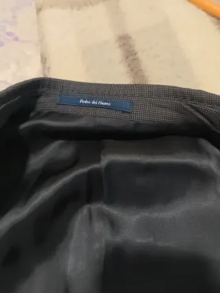 Traje de caballero gris